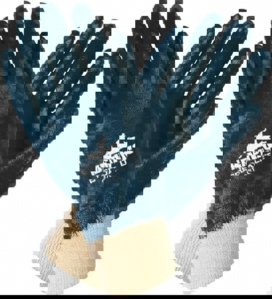 Chemical Resistant Gloves: Medium, Nitrile, Supported